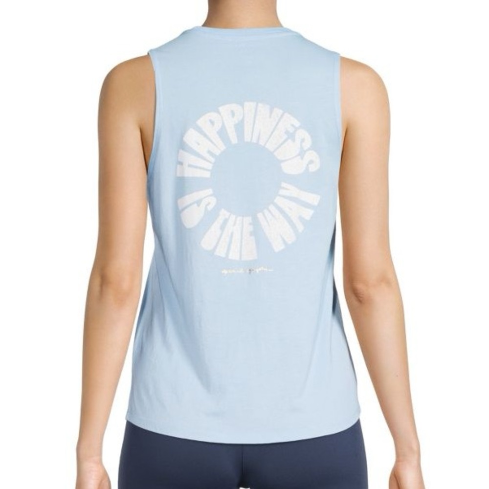 NWOT Spiritual Gangster Happiness Muscle Tee